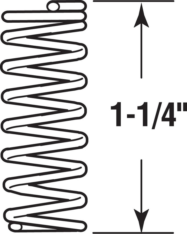Prime-Line Products SP 9708 Spring, Compression, 11/16-Inch by 1-1/4-Inch, .091 Diameter