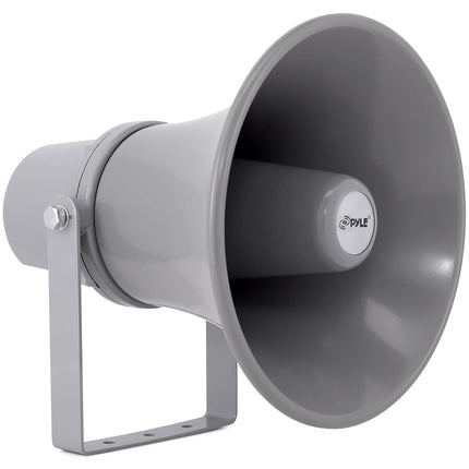 Pyle Enceinte Pavillon PA Intérieure/Extérieure, Enceinte PA 9,7 Pouces Son Puissant avec Transformateur 70V 20 Watts Support de Montage Inclus