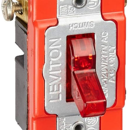 Leviton Quiet Switch, 20-Amp, 120 Volt, Toggle Pil