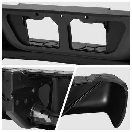 DNA MOTORING Rear Step Bumper Assembly Compatible with 07-13 Tundra, TO1103115, Black, RBUM-TTUN07-01-BK