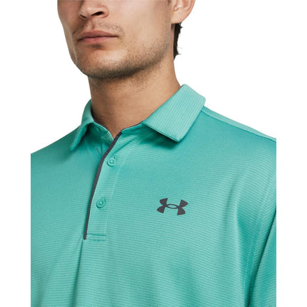 Under Armour Men's Tech Golf Polo, (957) Green Wave / / Pitch Gray, XS