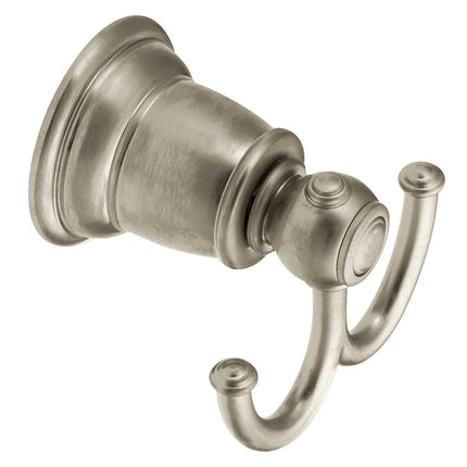 Moen YB5403BN Kingsley Double Robe Hook, Brushed Nickel