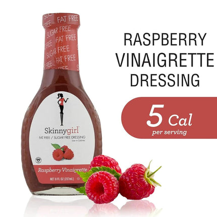 Skinnygirl Salad Dressing Variety Pack - Including Balsamic Vinaigrette, Honey Dijon, Raspberry Vinaigrette, & Poppyseed - 8 oz Bottles - By Veher