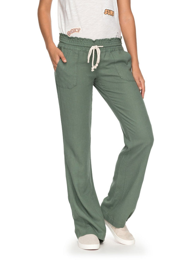 Roxy Junior's Oceanside Soft Pant, Olive, L