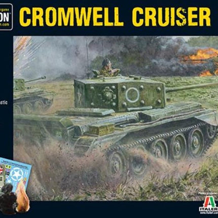 Warlord Games Cromwell Cruiser Tank - 1:56 British Army Plastic Scale Model Tank for Bolt Action Highly Detailed World War 2 Miniatures