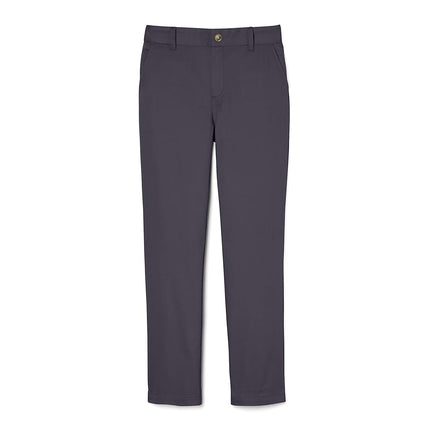French Toast Girls' Pull-On Twill Bootcut Pant, School Uniform Grey, 14