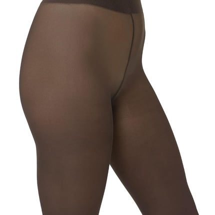 HUE womensU4689-1U4689 Tights - Brown - Large