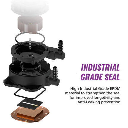 Cooler Master MasterLiquid ML240L V2 ARGB Simple Water Cooling CPU Cooler 10.9 x 4.7 x 1.1 Inches 277 x 119.6 x 27.2 mm Liquid-Cooling-System-CPU Cooler