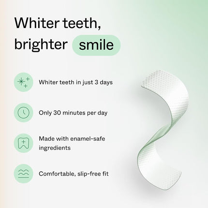 Opalescence Teeth Whitening Strips (12 Treatments) Hydrogen Peroxide Formula – Enamel Safe – Comfortable Slip Free - Teeth Bleaching - Sensitivity Free - Plus Toothbrush 6050-1T