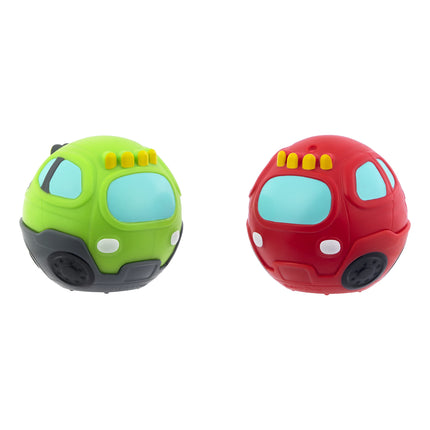 little tikes Learn & Play Roll Arounds - Off Roadin' 2-Pack - Durable Ball & Car Toy for Toddlers - Push & Roll with Ease, Easy to Grip - Encourages Imagination - For Kids Ages 18 Months+