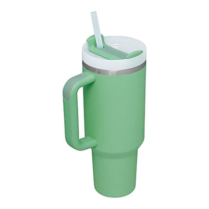 Vaso térmico aislado al vacío de acero inoxidable Stanley Quencher H2.0 FlowState con tapa y pajita para agua, té helado o café, batidos y más
