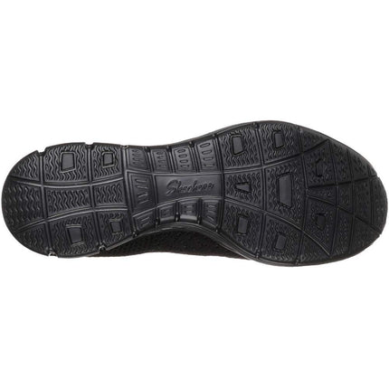 Skechers Women's Seager Power Hitter Loafer, Black, 2 UK