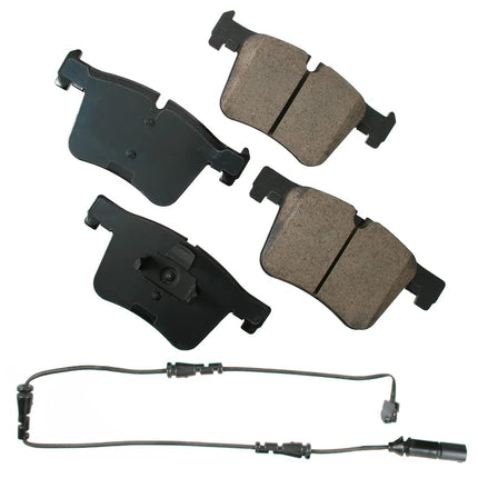 Akebono EUR1561A Ultra premium Brake pad Set, GREY
