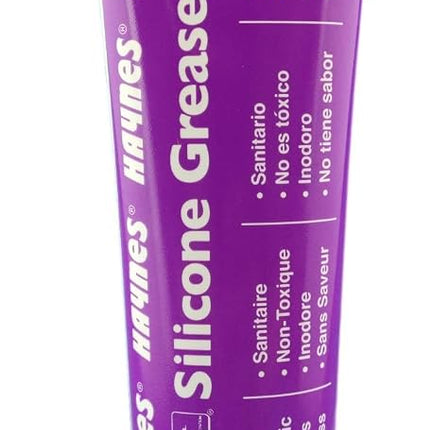 Haynes Silicone Grease, Food Grade Sanitary Lubricant, Machine Lube, Prevent Valves and O-Rings from Sticking, 1-4oz Tube Silicone Grease HAYSG 4OZ Tube Clear, 4-oz