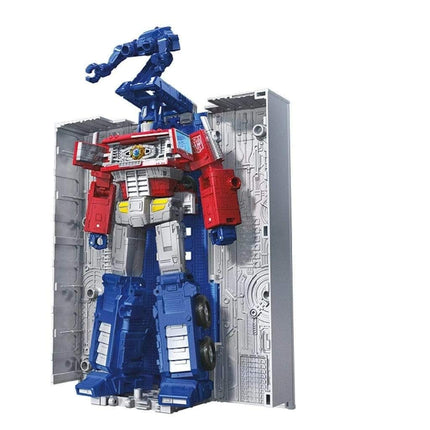 Transformers Jouets Generations War for Cybertron: Earthrise Leader WFC-E11 Optimus Prime Figurine articulée – Enfants à partir de 8 ans, 17,5 cm