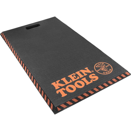 KLEIN TOOLS 60136 Kneeling Pads, Adult Mens Large Soft Thick Closed Cell Soft Foam Professional Tradesman Pro Pads with Handle