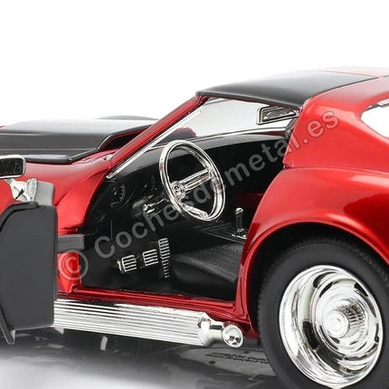 Jada 1:24 1969 Corvette con figura de Harley Quinn