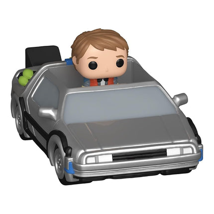Bitty Pop! Rides Marty McFly and Time Machine