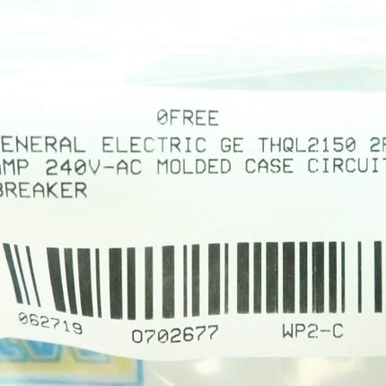 General Electric GE THQL2150 Molded CASE Circuit Breaker 2P 50A AMP 240V-AC