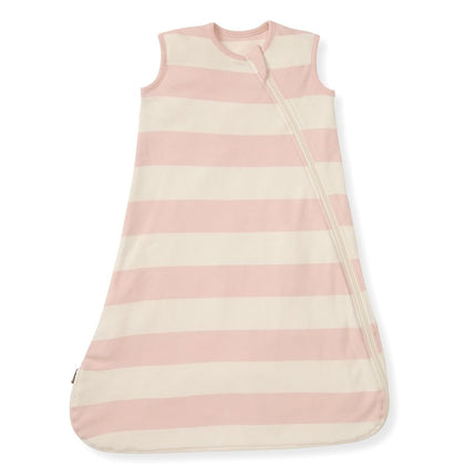 Burt's Bees Baby unisex-baby Beekeeper Wearable Blanket, Pink Sand Rugby Stripe, Medium
