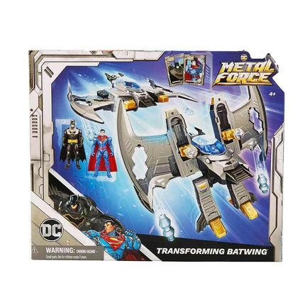 DC Comics Metal Force Transforming Batwing, 2-in-1 Playset