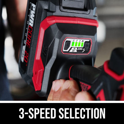Brushless 20V 3/8" Compact Impact Wrench w/Batt & PWRJump