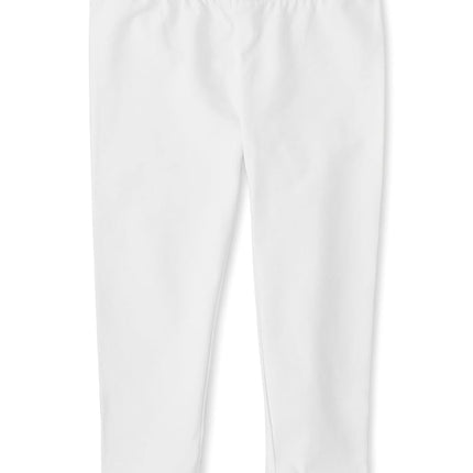 The Children's Place girls Capri Leggings, White Single, 16