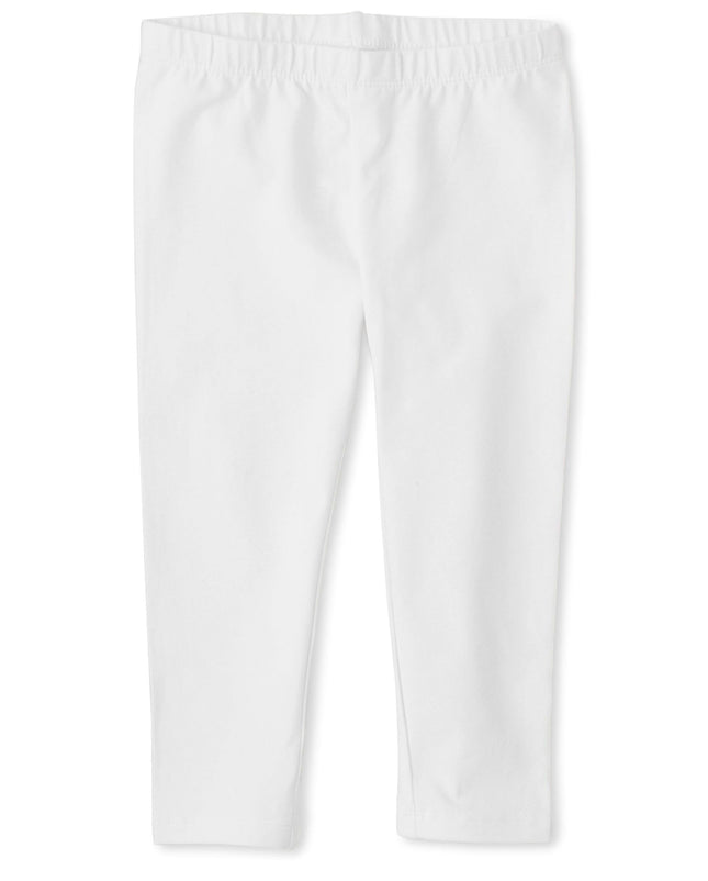 The Children's Place girls Capri Leggings, White S