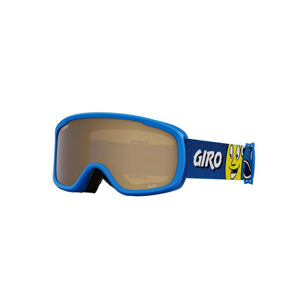 Ensemble casque et masque de ski Giro Crue pour enfants - (Ensemble) Bleu mat - Blue Faces - Taille S