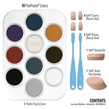 Colorfin, PanPastel Artist Pastels, 10-Color Animal Art with Lisa Ann Watkins Set (30084)