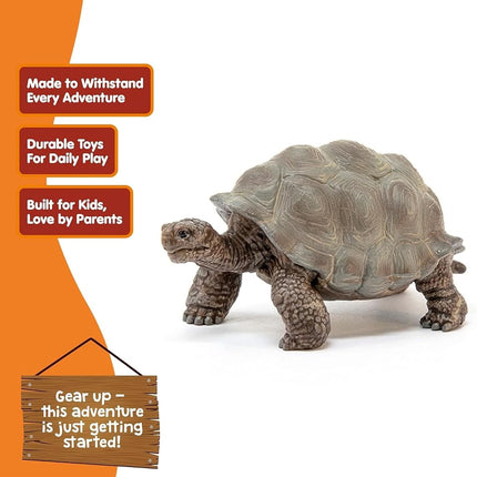 Schleich Wild Life - Giant Tortoise Toy Figurine - Kids Ages 3+ | 14824