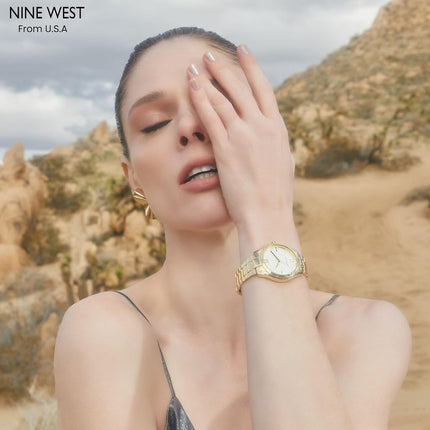 Nine West Dress Watch NW/2337OMSV, Silver