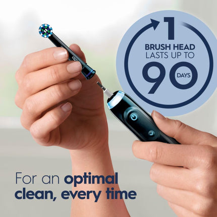 Oral-B GENIUS X LIMITED, Rechargeable Electric Toothbrush with Artificial Intelligence, 1 Brush Head, 1 Travel Case, Midnight Black