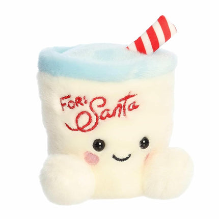 Aurora® Festive Palm Pals™ Kris Milk™ Stuffed Animal - Fun Collectible Plush for Kids and Adult Collectors - Perfect for Holiday Decorations or Gifts - White 4 Inches