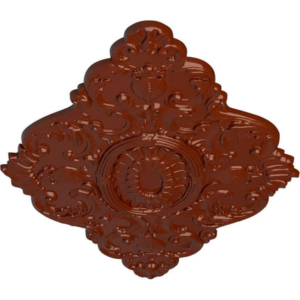 Ekena Millwork CM42X28ASFIF 42 3/4 W x 28 7/8 H x 1" P Ashford Ceiling Medallion, FireBrick