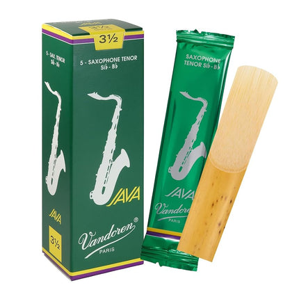 Vandoren Java Tenor Saxophone Reeds - Box of 5 - Strength 3.5