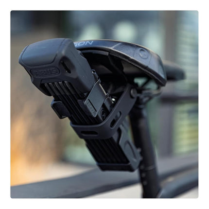 ABUS Bordo 6000K Folding Lock with SH Holder, 90 cm, Black