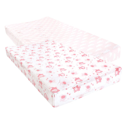 Luvable Friends Unisex Baby Fitted Changing Pad Co