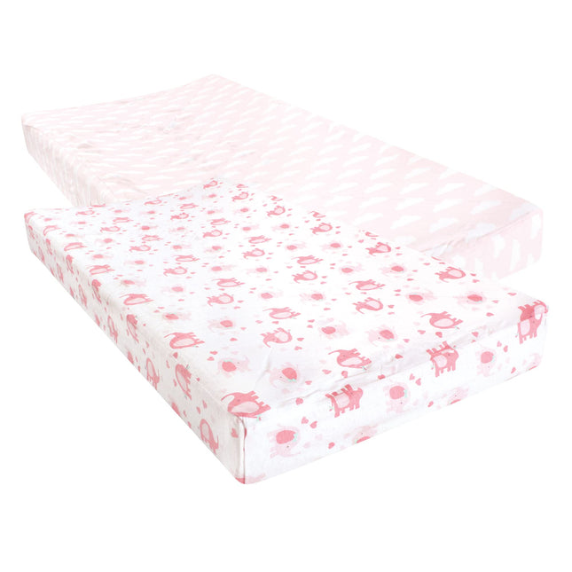 Luvable Friends Unisex Baby Fitted Changing Pad Co