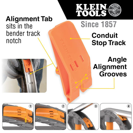 Conduit Bender 1-Inch EMT with Angle Setter Technology, Wide Foot Pedal and Benchmark Symbols Klein Tools 51605
