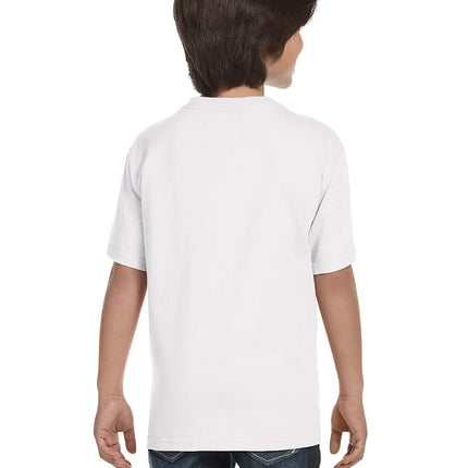 Hanes Boys' Essentials Short Sleeve T-Shirt Value Pack (3-Pack), White, Medium