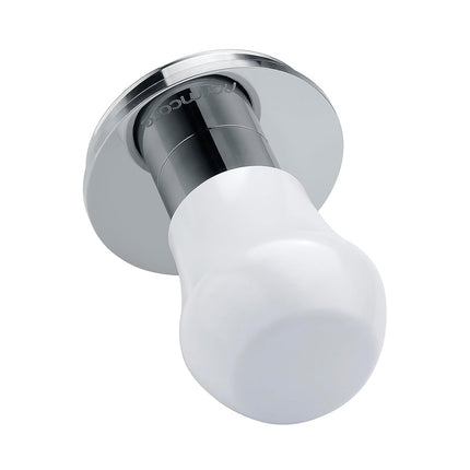 Normcore Coffee Tamper 51.5 mm - Pressure Regulating - Barista Stamp with 15 lb / 25 lb / 30 lbs Contact Pressure - Aluminium Handle Mat (Tamper-Base Flat, Diameter 51.5 mm)