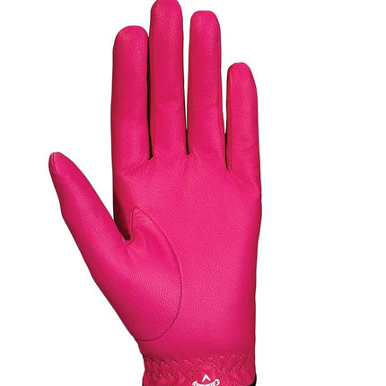 Callaway Golf Opti Color Glove (Worn on Left Hand, Ladies (3-Pack), Medium, Multi Color)