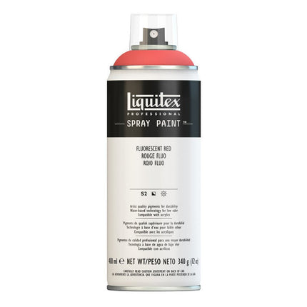 Liquitex Professional Spray Paint, 12-oz (400ml), Fluorescent Red