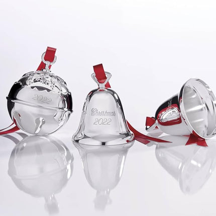 Reed & Barton 329-2 Christmas Bell Silverplated Ornament