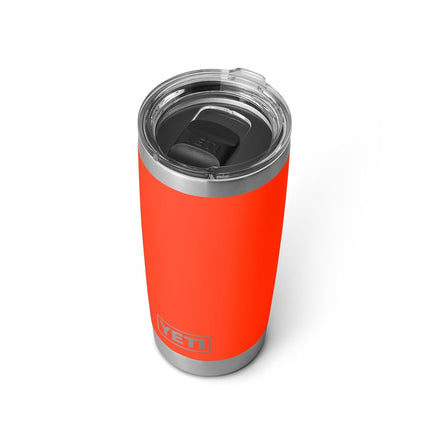 YETI Rambler 20 oz Tumbler, Stainless Steel, Vacuum Insulated with MagSlider Lid, Solar Flare