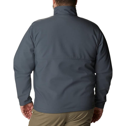 Columbia Men's Chaqueta Softshell Ascender Con Cremallera Frontal Shell Jacket, Grey, 4XL