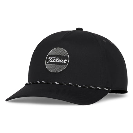 Titleist Men's Boardwalk Rope Golf Hat Black/White
