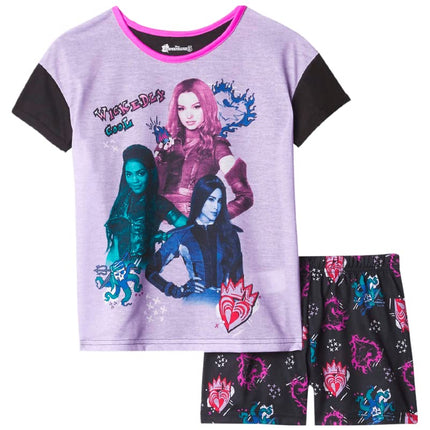 Disney Girls' Descendants Pjs Pajama Set, WICKEDLY