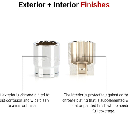 TEKTON 1/2" Drive x 1-7/16" 12 Pt. Socket | SHD22236